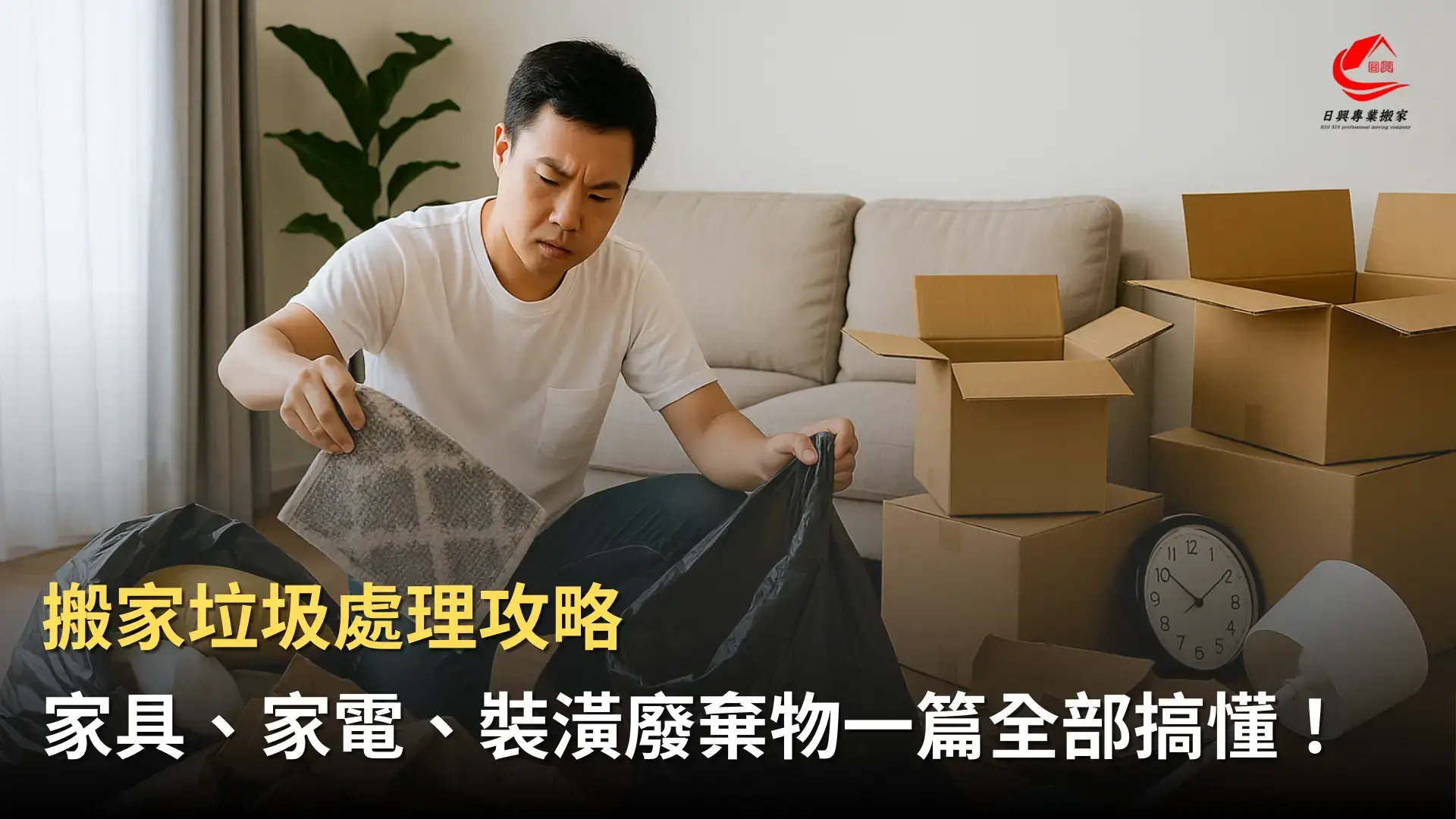 搬家垃圾處理攻略
